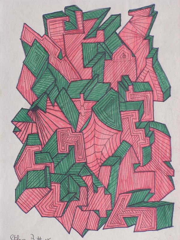 Großstadt, 1969, Filzstift-Papier, 21x30.jpg